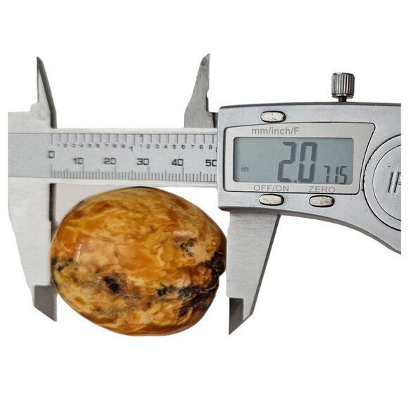 Russian Baltic Amber Brooch L317 - Picture 5 of 7